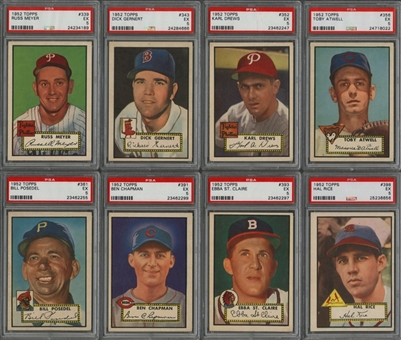 1952 Topps "High Numbers" PSA EX 5 Collection (19 Different)